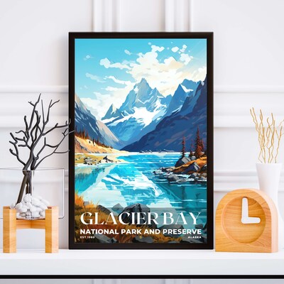 Glacier Bay National Park and Preserve Poster, Travel Art, Office Poster, Home Decor | S6 - image5